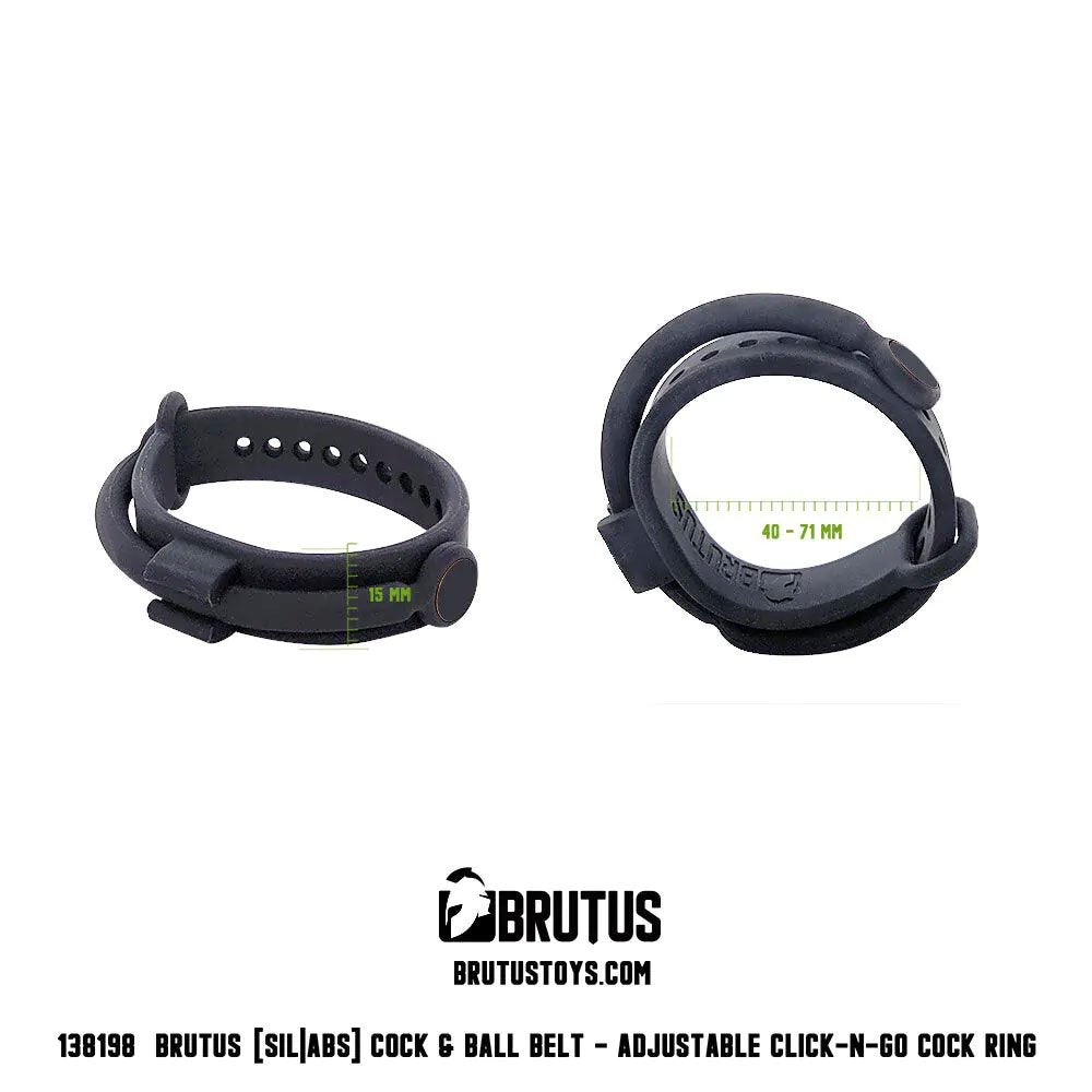 BRUTUS Adjustable Click-N-Go Cock Ring