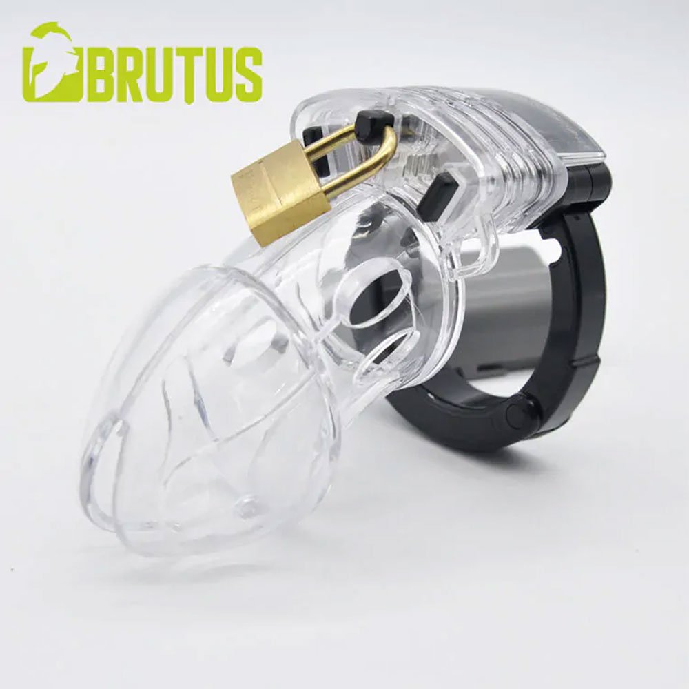 BRUTUS ALPHA - Chastity Cage Clear