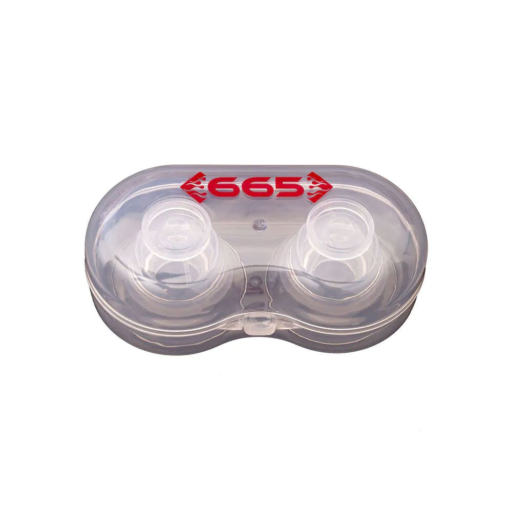 Super Silicone Nipple Suckers With Travel Case - Clear