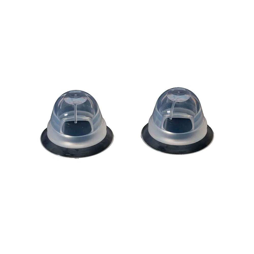 Super Silicone Nipple Suckers With Travel Case - Clear