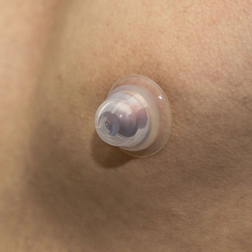 Super Silicone Nipple Suckers With Travel Case - Clear