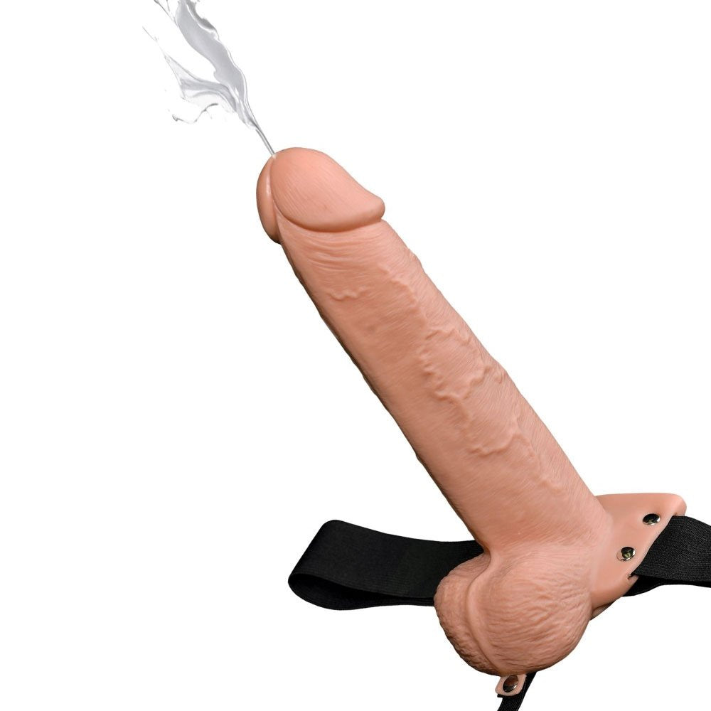 Pipedream Fetish Fantasy Series - 9' Squirting Hollow Strap-On