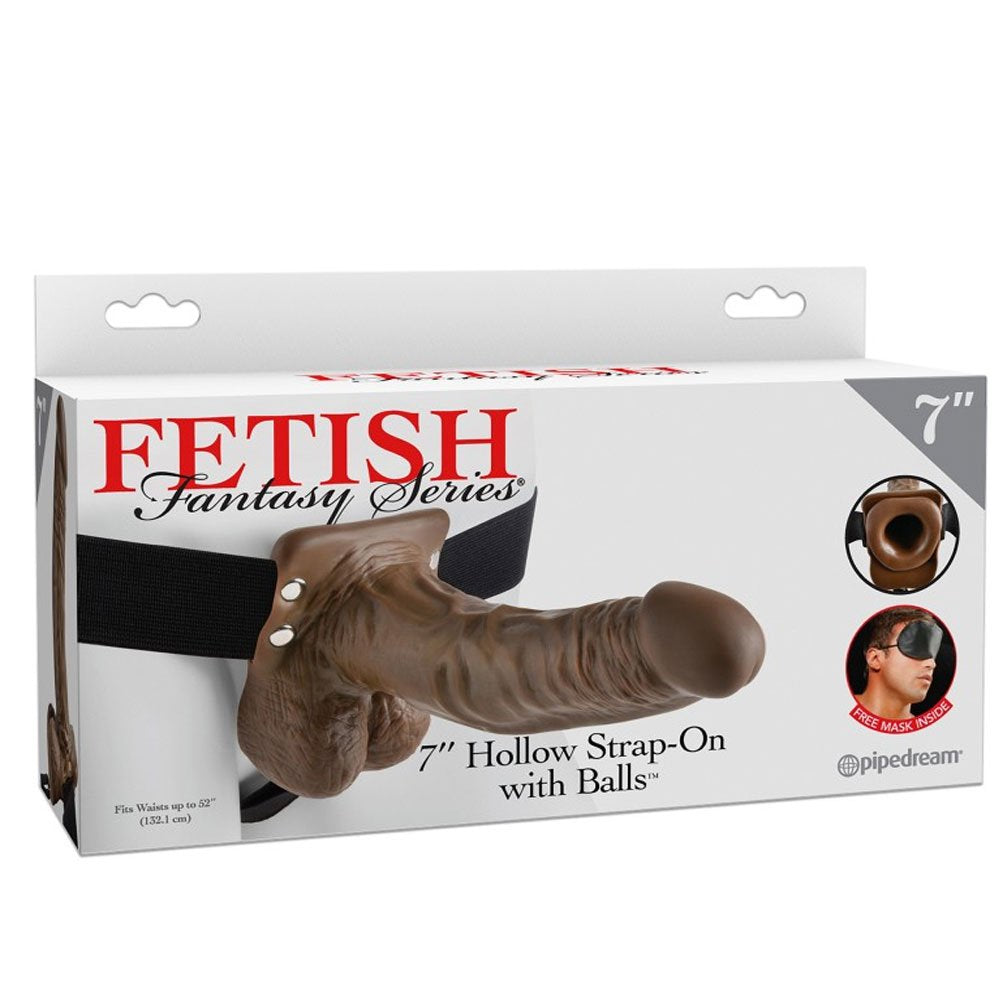 Pipedream Fetish Fantasy Series - 7' Hollow Strap-On with Balls