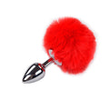 Metal Anal Fluffy Plug S