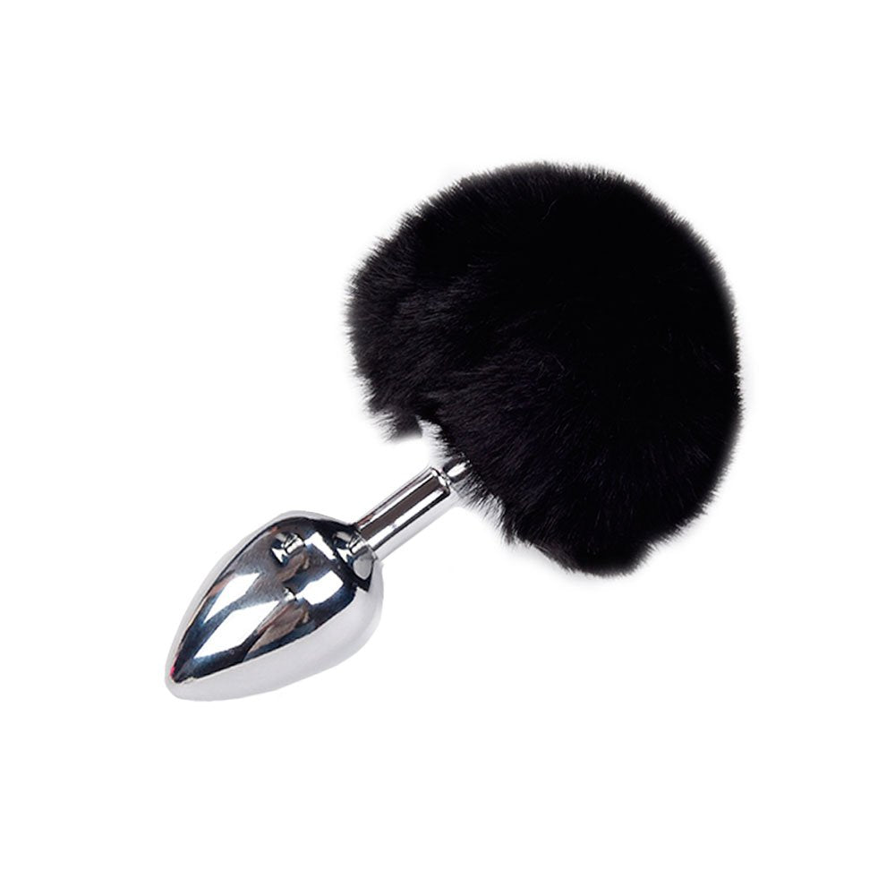Metal Anal Fluffy Plug M