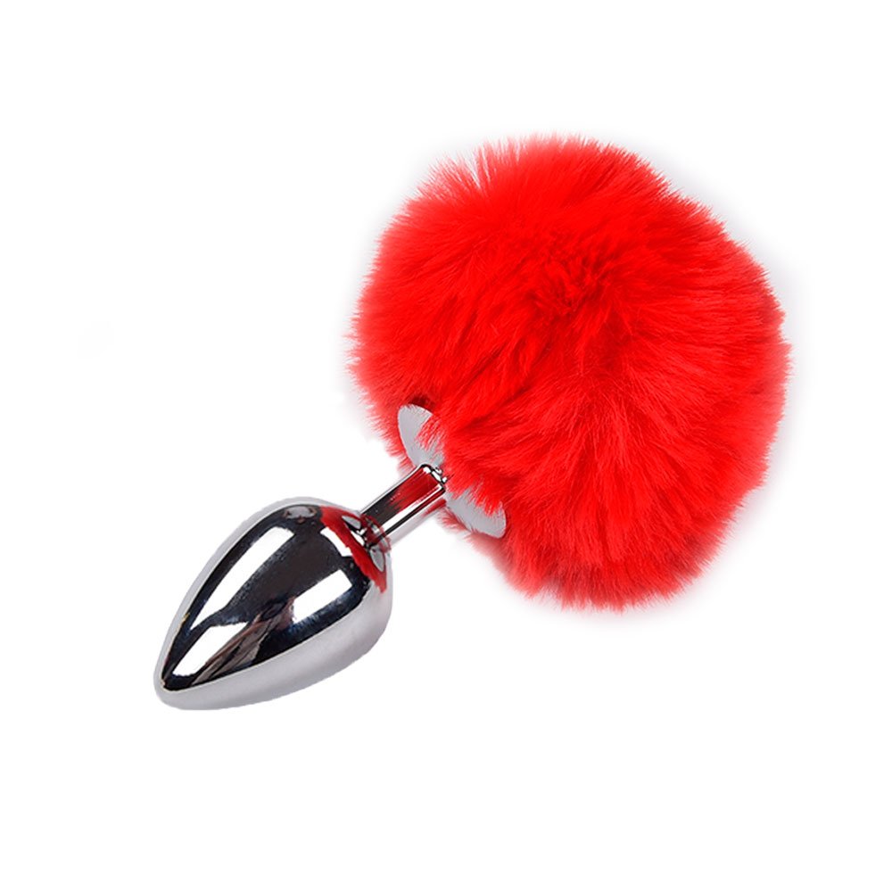 Metal Anal Fluffy Plug L