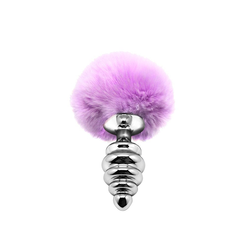 Metal Anal Fluffy Twist Plug M