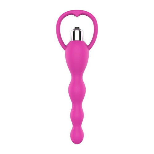 A-GUSTO Anal Chain with Vibration Pink