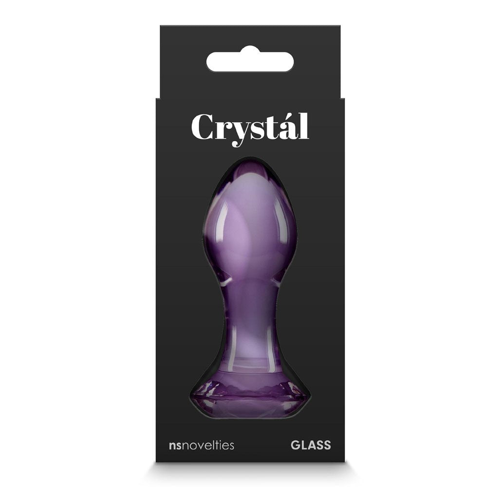 Plug Crystal Gem 9 x 3,2 cm Viola
