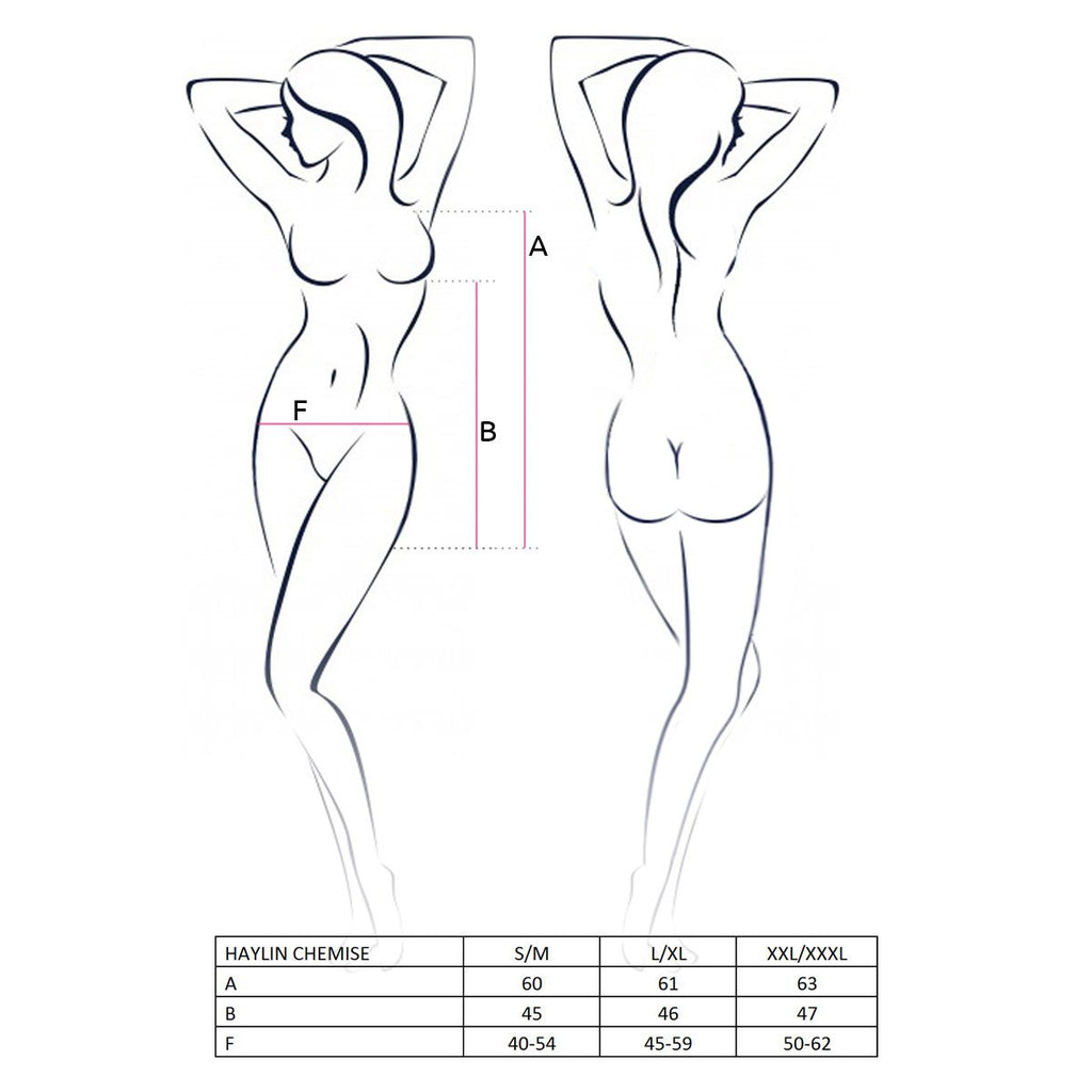 Babydoll HAYLIN Rosa - Taglia L/XL