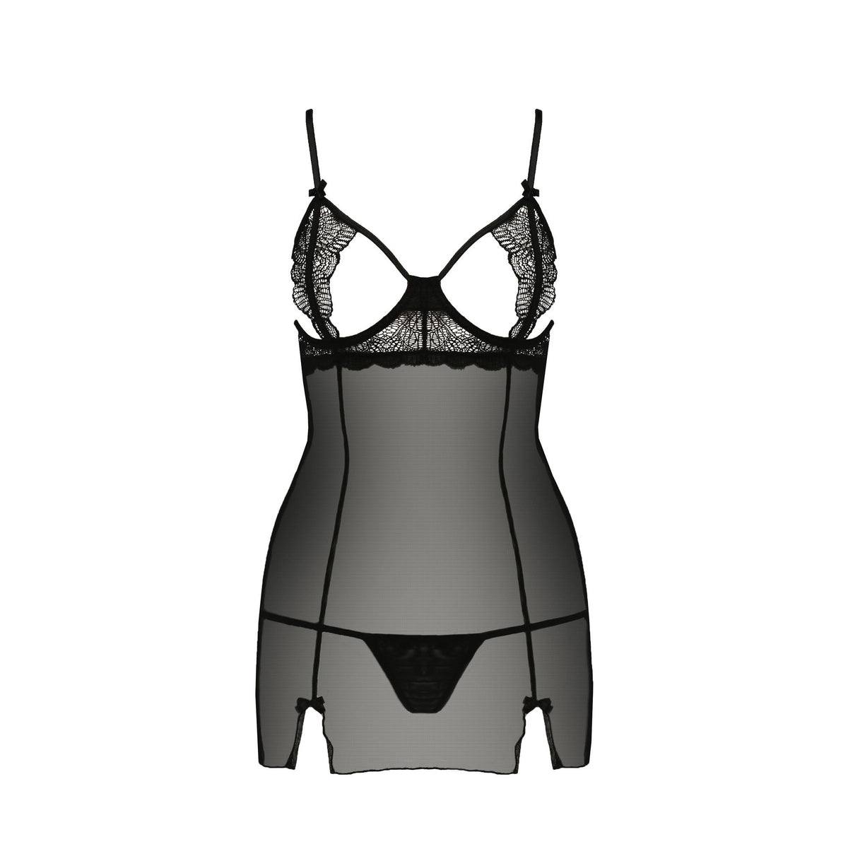 Babydoll QUENTRIS Nero - Taglia L/XL