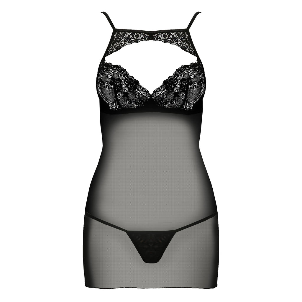 Babydoll VERONIQUE Nero - Taglia XXL/3XL