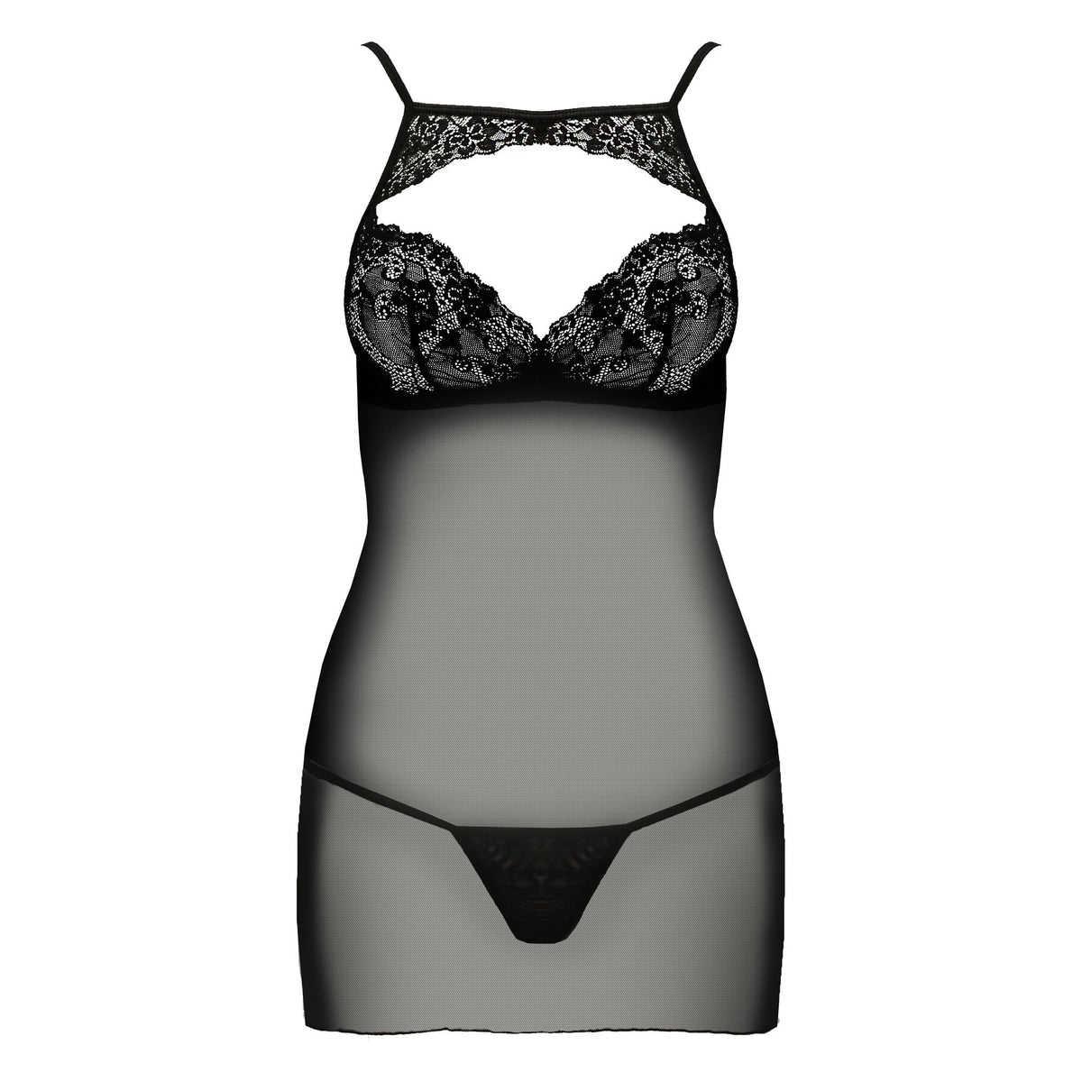 Babydoll VERONIQUE Nero - Taglia S/M