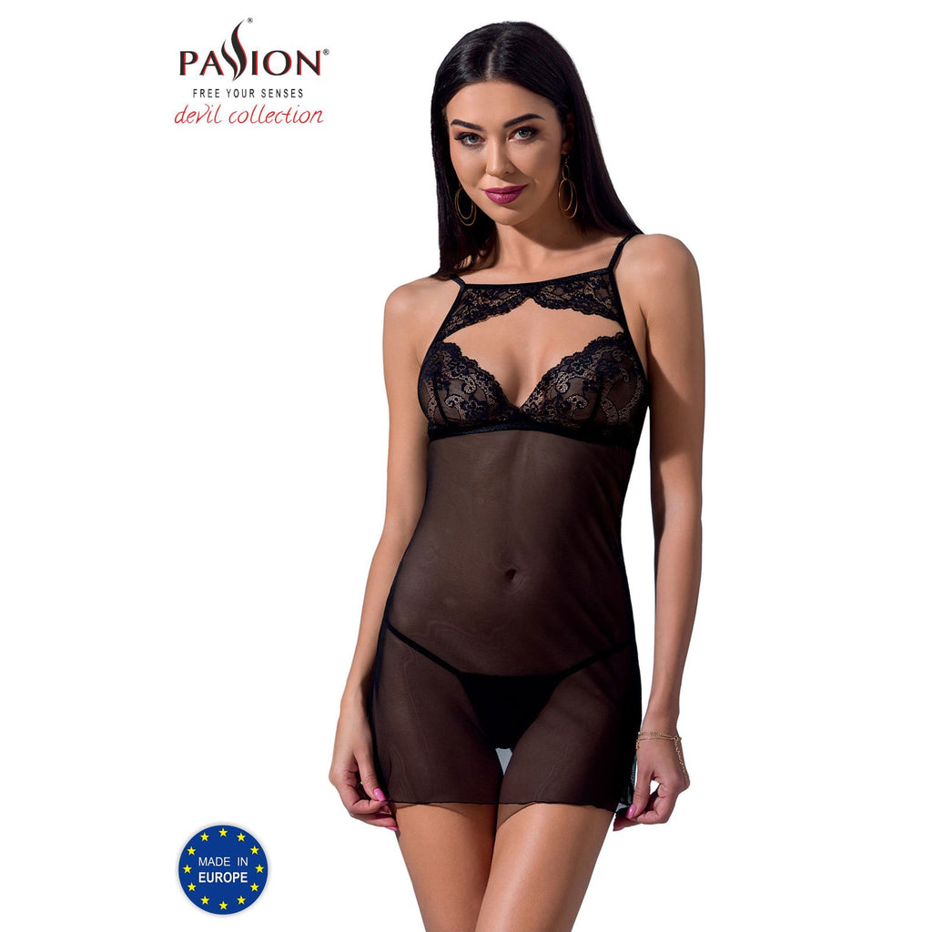 Babydoll VERONIQUE Nero - Taglia L/XL
