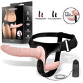 COLLEZIONE HARNESS LATETOBED Batek Imbracatura a doppio strap-on staccabile fino a G con telecomando a vibrazione