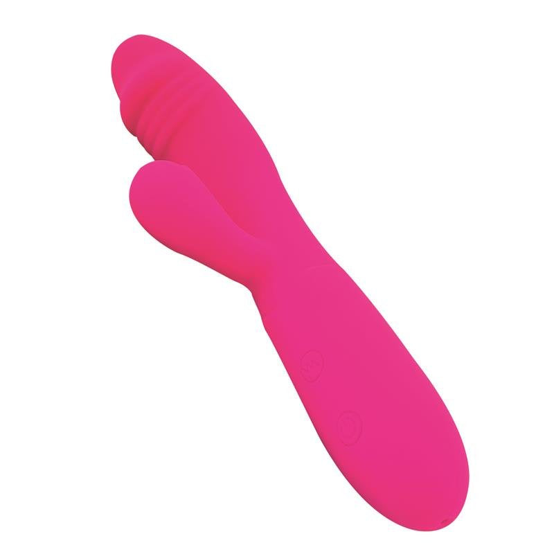 GOODIES Candy G-Spot Rabbit Vibe USB Silicone Fucshia