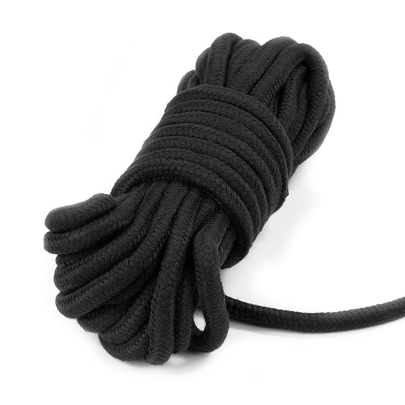 LOVETOY Bondage con corda morbida nera