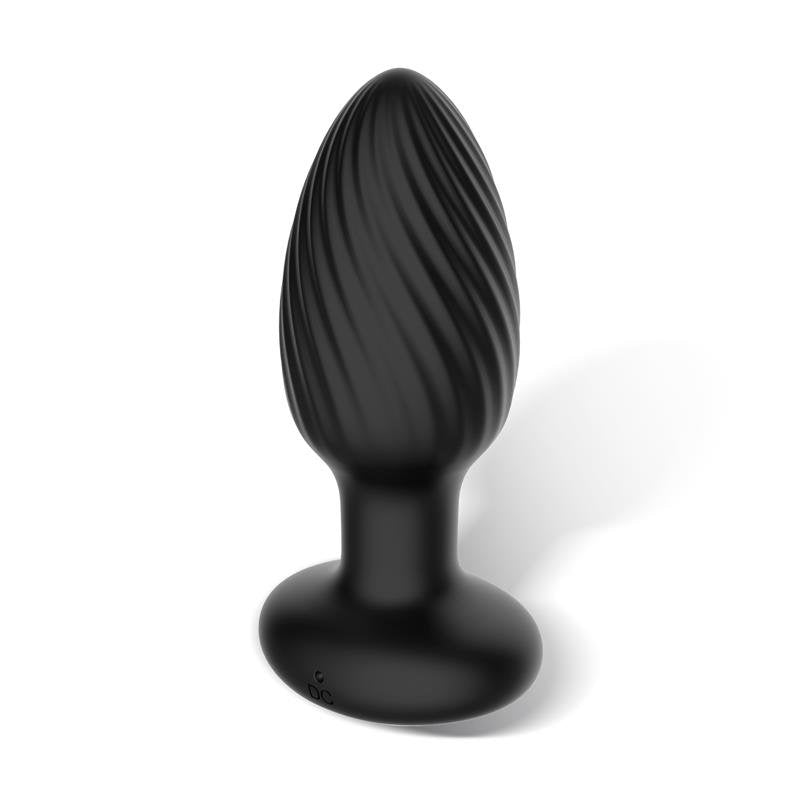 INTOYOU Drago Butt Plug Vibrazione, Movimento Twister a 360° e Telecomando