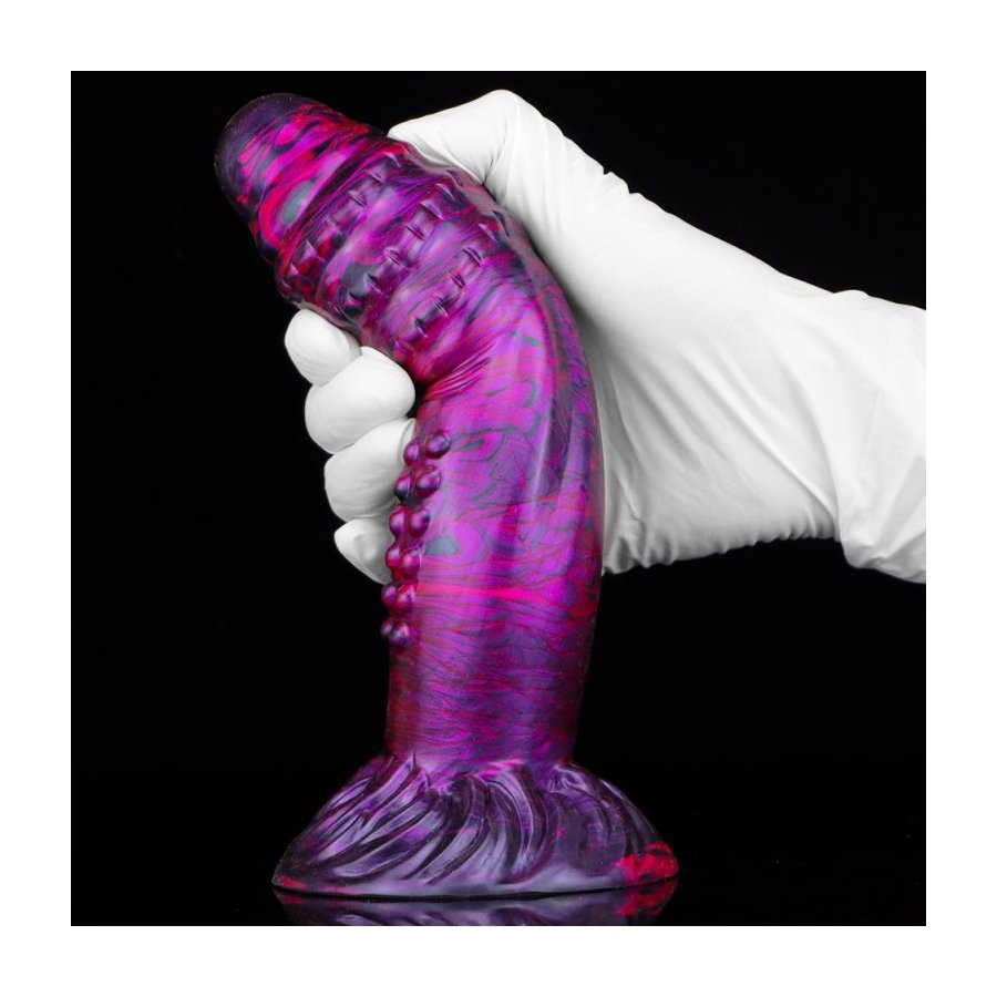 Dildo Fantasy Croq 23 x 5 cm viola-nero