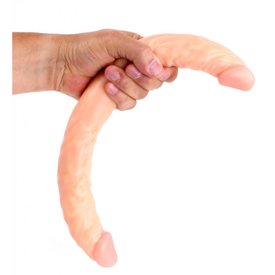 Dildo doppio Cox a U 40 x 3,8 cm