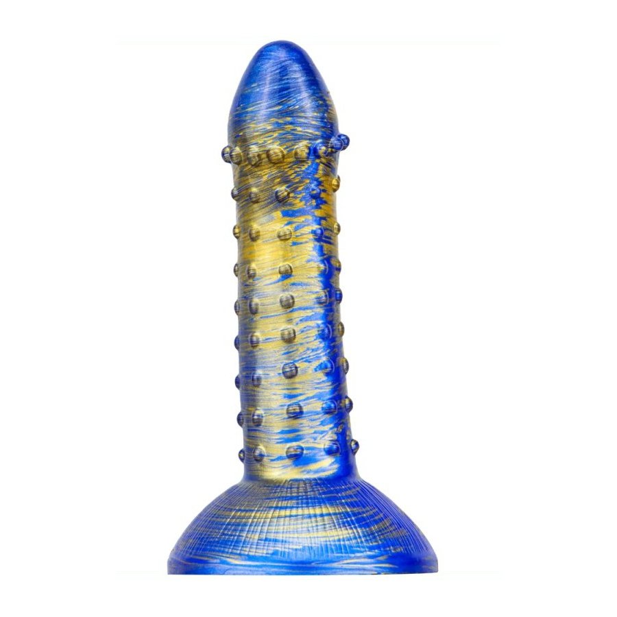 Dildo Fantasia Saperli 21 x 4,5 cm Blu-Oro