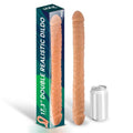 MAX & CO Trent Doppio Dildo Realistico Carne 17,3" - 44 cm
