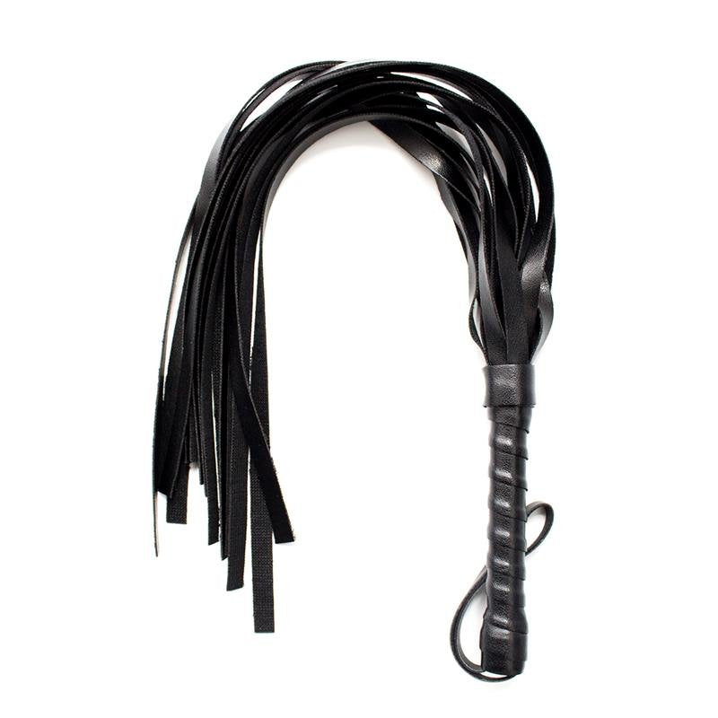 LATETOBED BDSM LINE Flogger 45 cm Nero