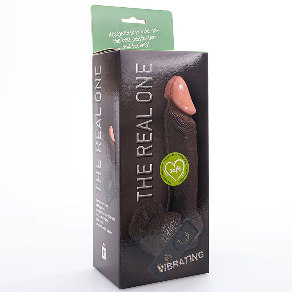 GA07 REAL ONE 6 INCH BLACK VIBRATING