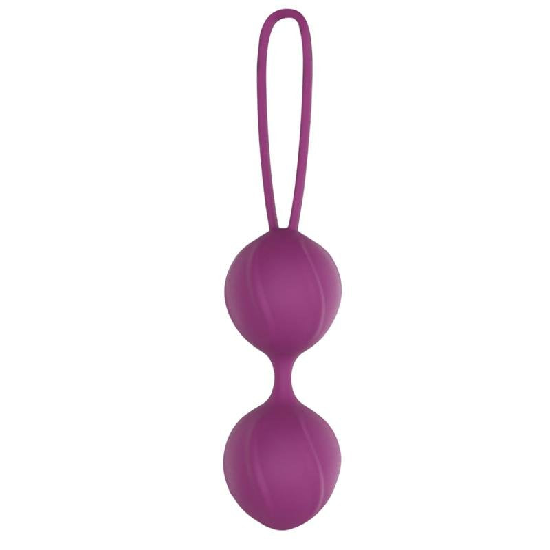 ENGILY ROSS Garbo Doppia Pallina di Kegel in Silicone Viola