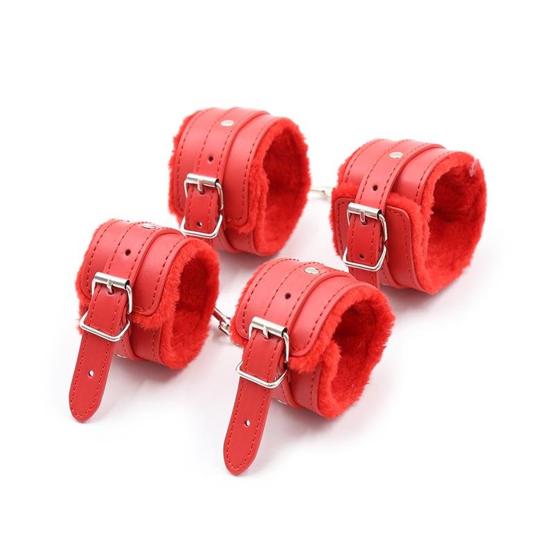 INTOYOU BDSM LINE Set Bondage 10 Pezzi Rosso
