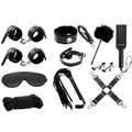 INTOYOU BDSM LINE Set Bondage 11 Pezzi Nero