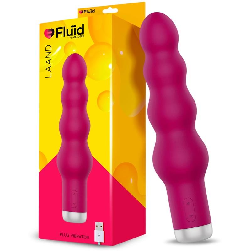 FLUÏD Laand Vibratore Potente USB Borgogna