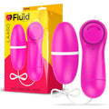 FLUÏD Laaso Uovo Vibrante Multi-Velocità con Telecomando Rosa