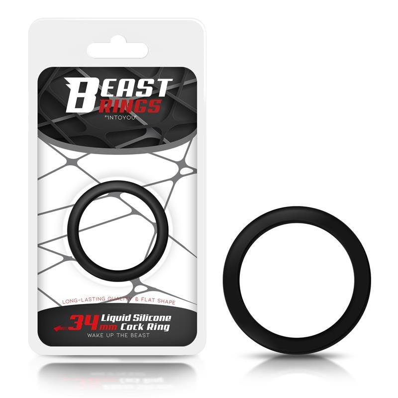 Anello per il pene in silicone liquido BEAST RINGS 3,4 cm