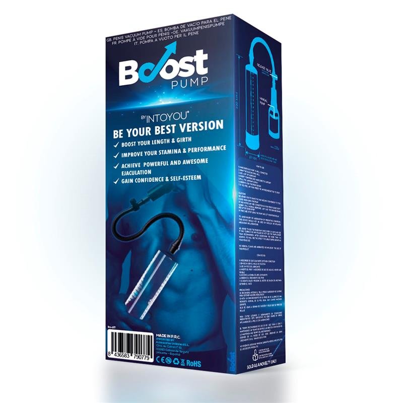 BOOST PUMPS Pompa per pene manuale PSX02 Crystal