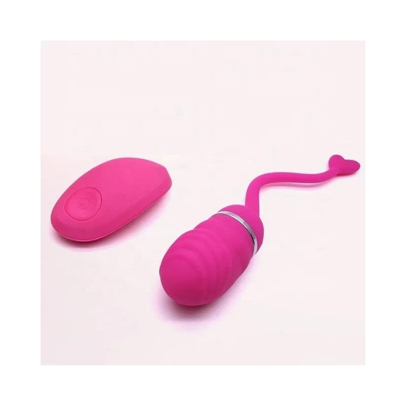 INTOYOU Uovo Vibrante con Telecomando Odise USB Silicone Rosa
