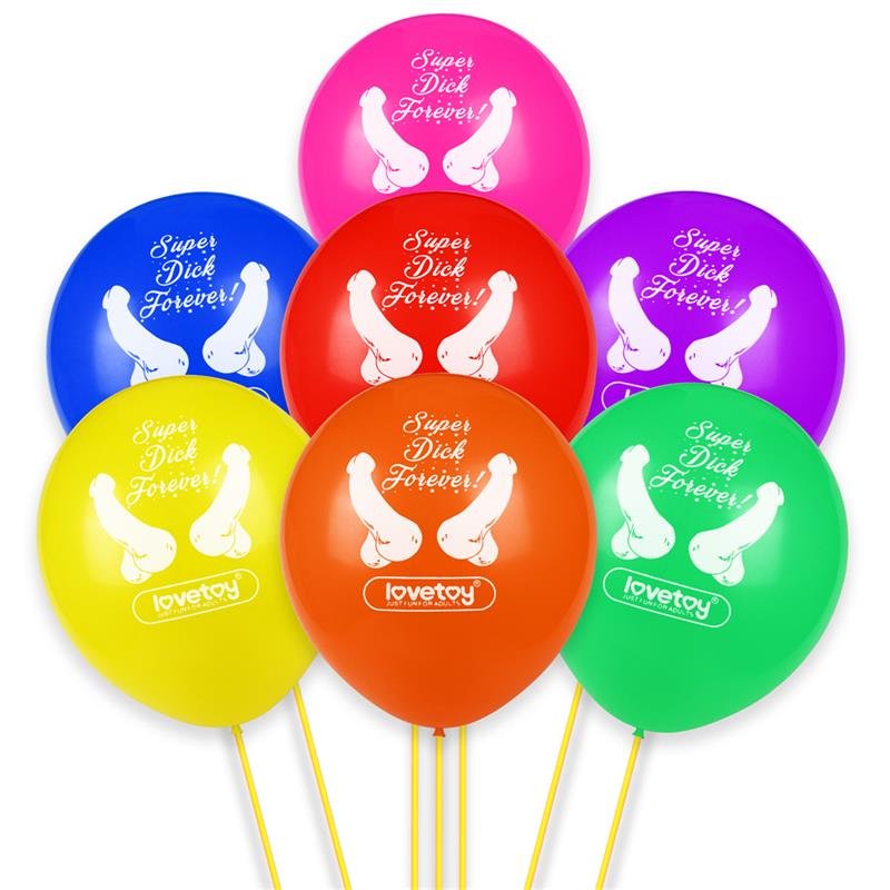 Palloncini per feste LOVETOY, confezione da 7