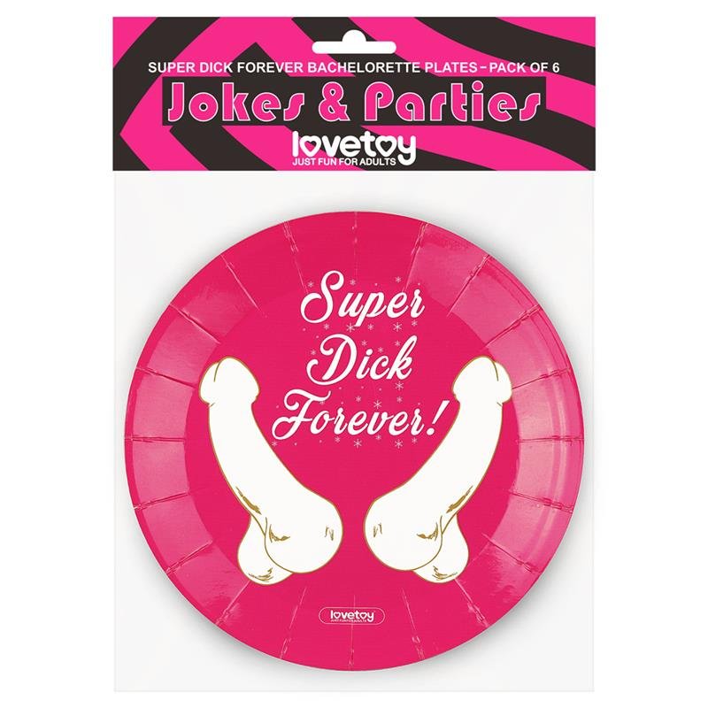 Piatti di carta e cartone LOVETOY, confezione da 6