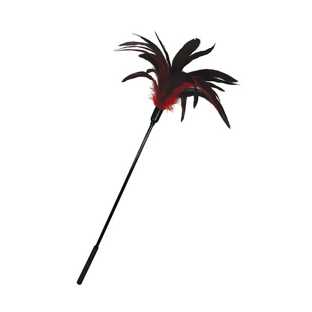 Piumino rosso e nero 57 cm