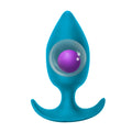 Plug anale con baricentro fuori posto Insatiable Aquamarine