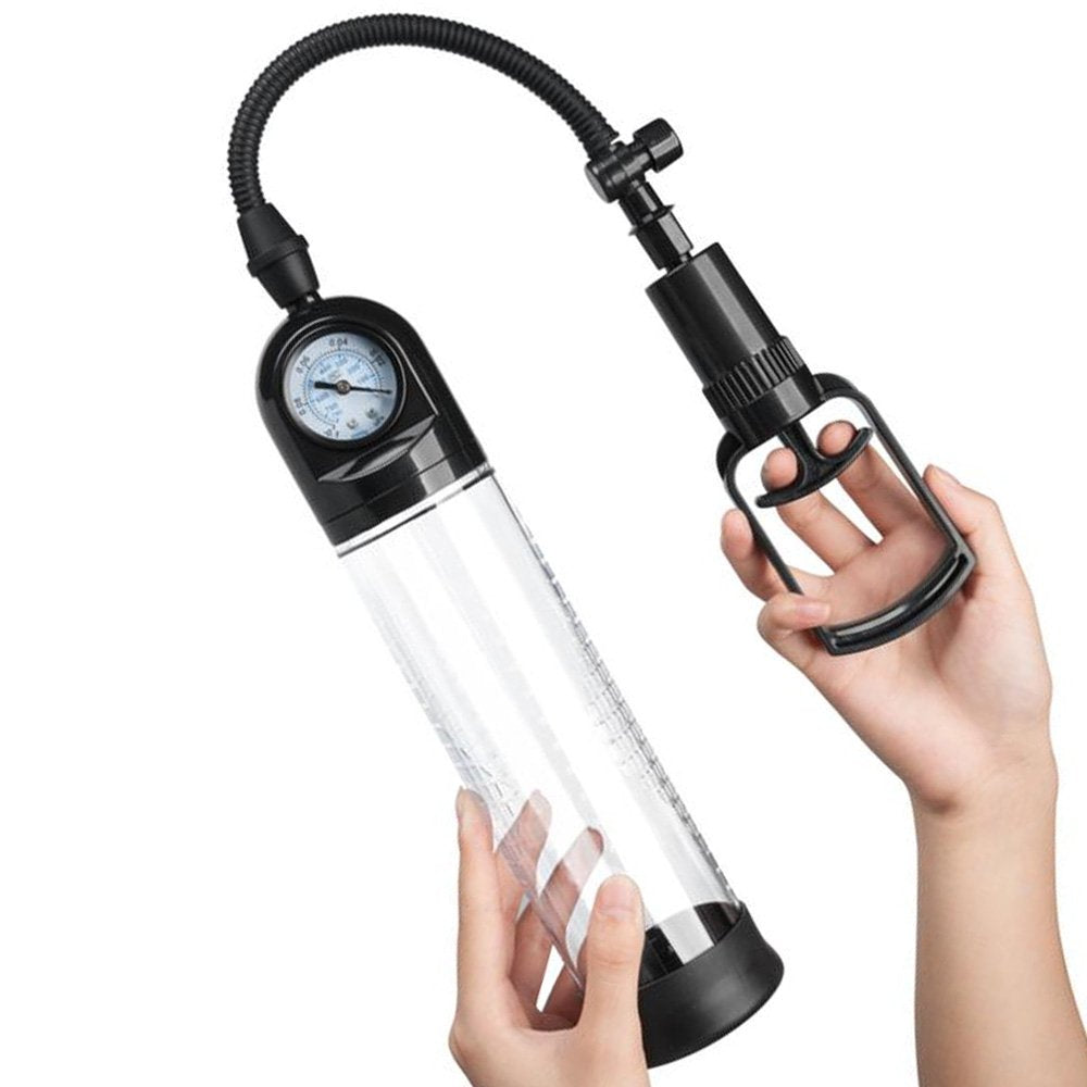 BOOST PUMPS Pompa per pene manuale con valvola PSX03 Crystal