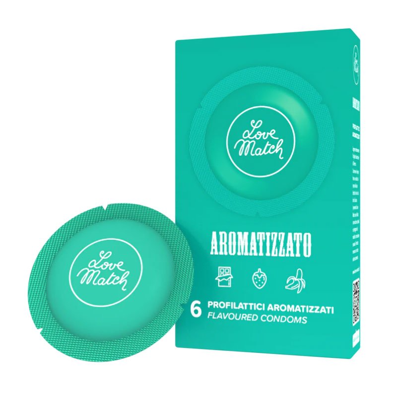 Love Match Condoms Aromatizzato (Flavoured) 6pcs