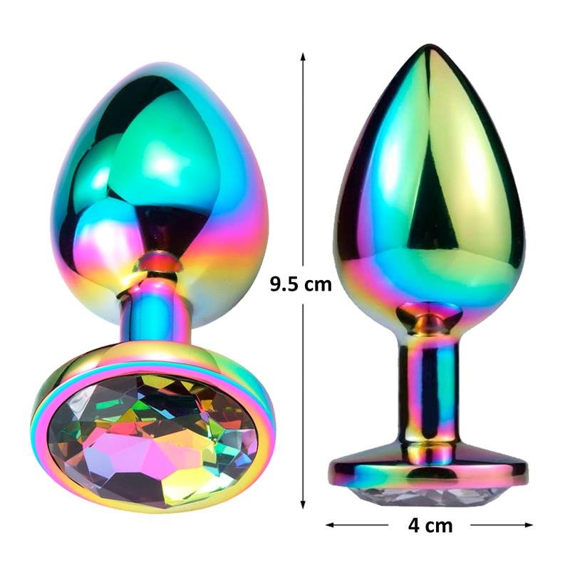 AFTERDARK Space Journey Butt Plug multicolore gioiello taglia L