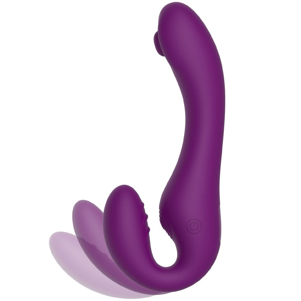 Strapless Strap-On Pulse Vibrator