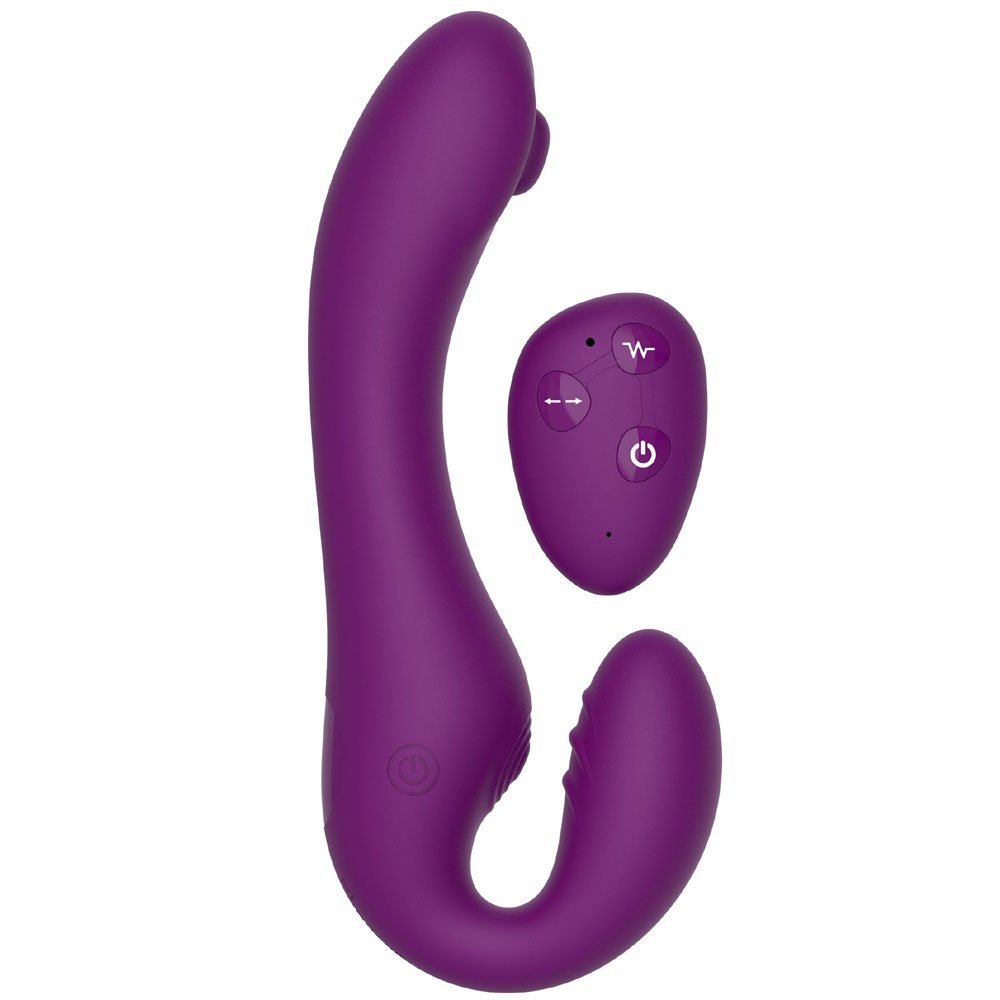 Strapless Strap-On Pulse Vibrator