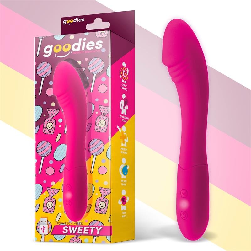 GOODIES Sweety G-Spot Vibe USB Silicone Fucsia