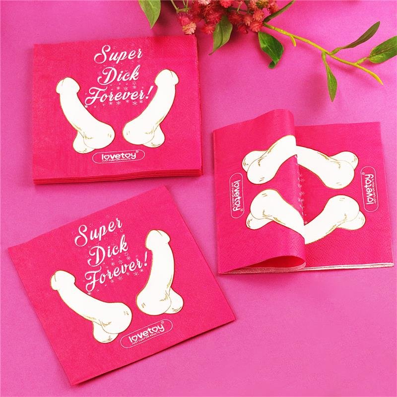 Tovaglioli di carta per feste LOVETOY, confezione da 10