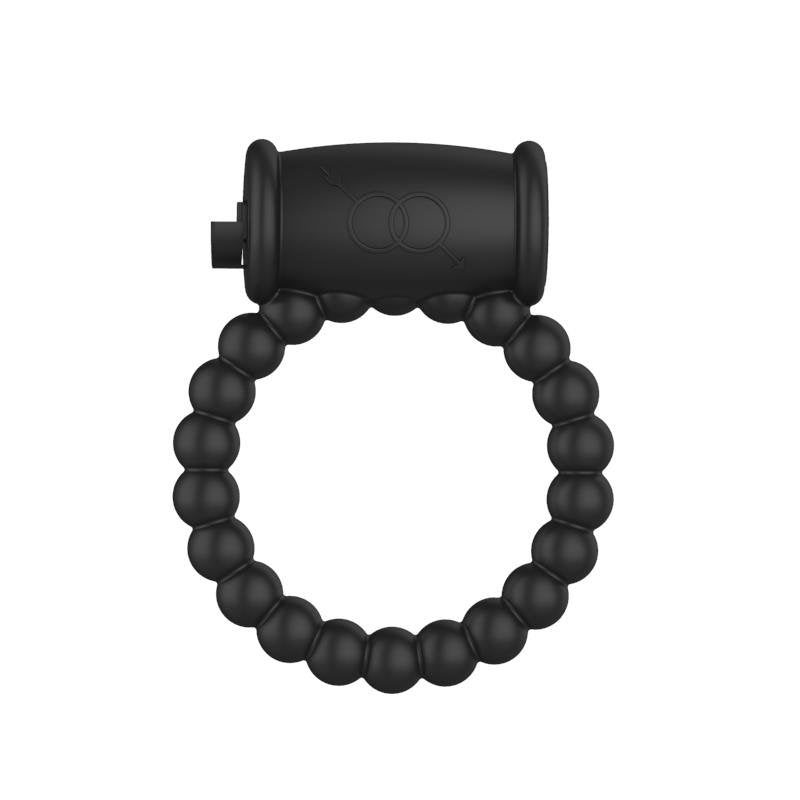 Anello vibrante per pene A-GUSTO Nero