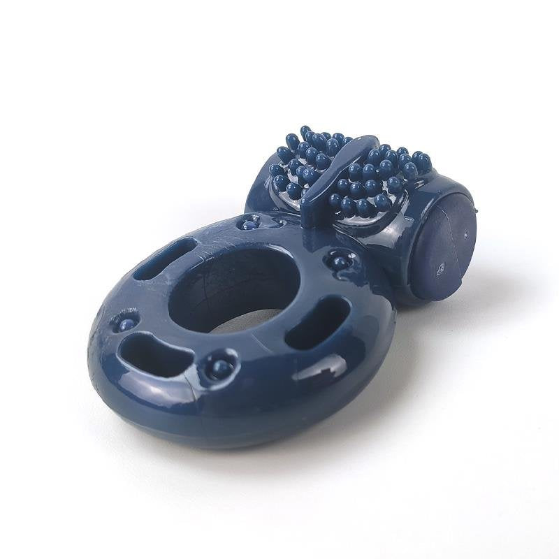 Anello vibrante per pene A-GUSTO blu