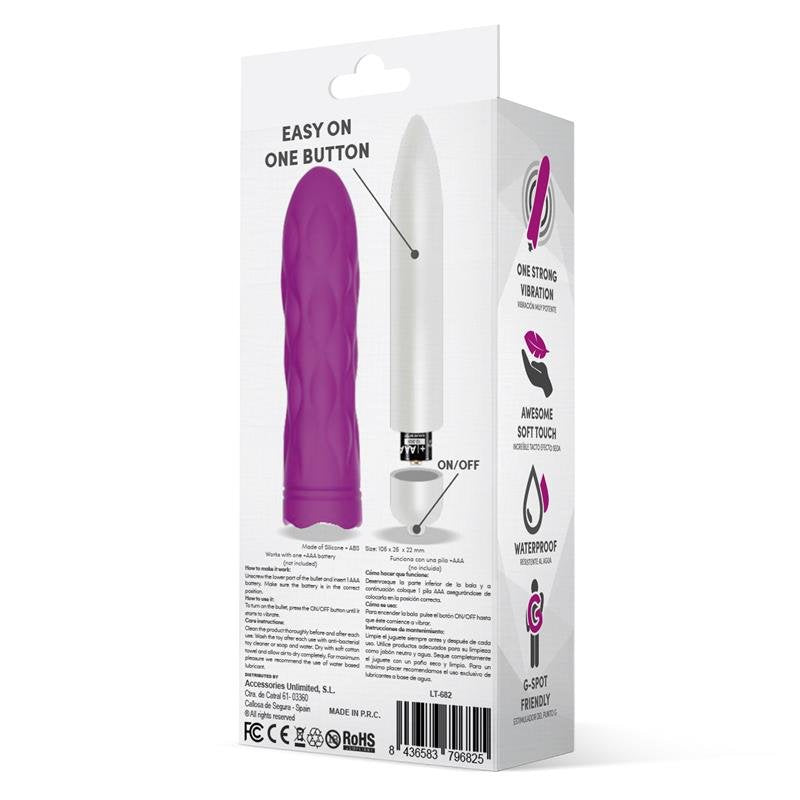 LATETOBED Jibbys Easy Quick Proiettile Vibrante in Silicone Viola